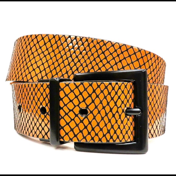Reversible Snake Patterned Belt, s,m,l, xl